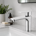 Single-Handle Lavatory Faucet in Chrome